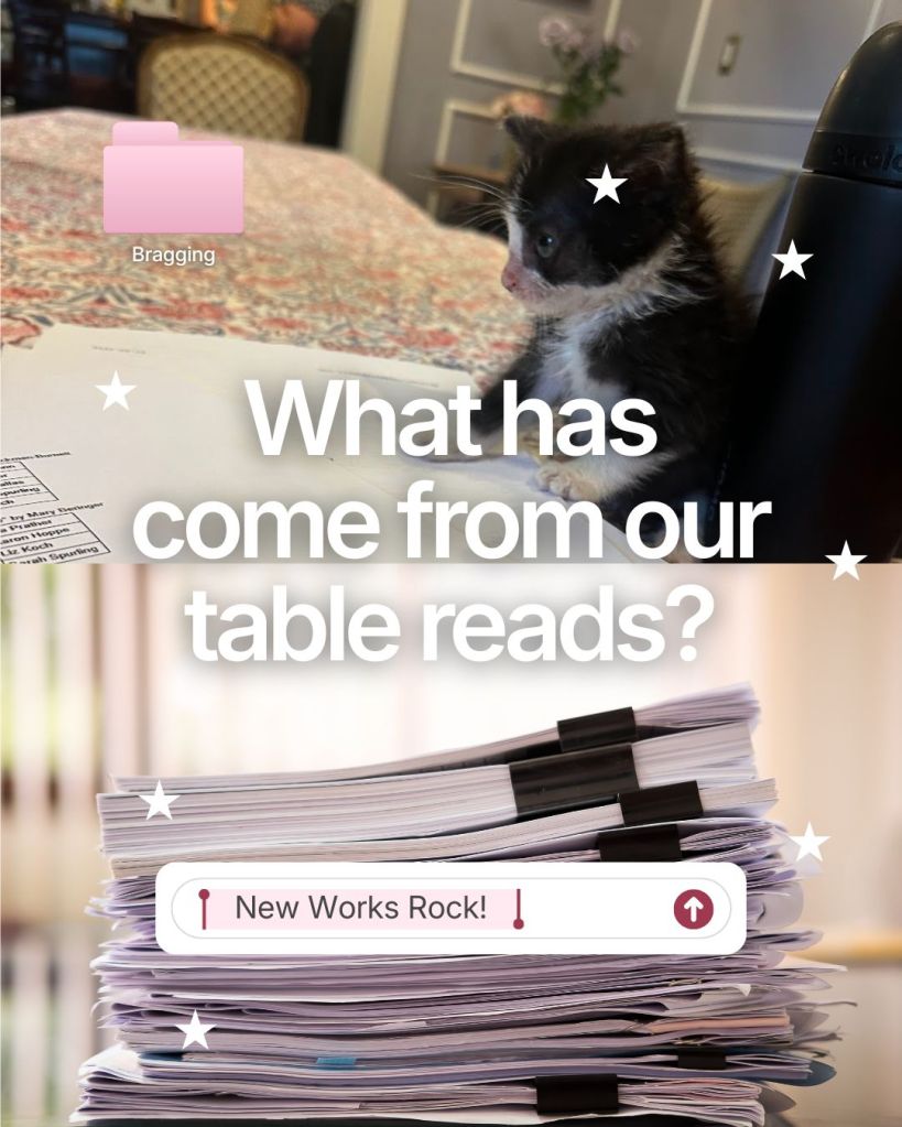 What has come from our table reads? 